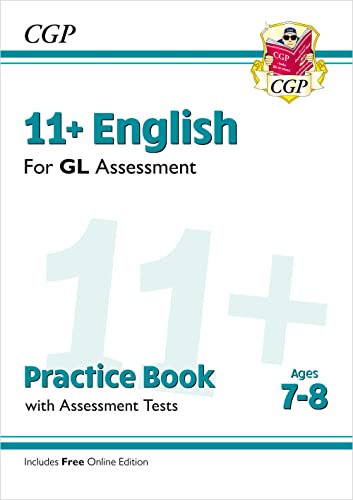 11+ GL English Practice Book & Assessment Tests - Ages 7-8 (with Online Edition) (CGP 11+ Ages 7-8) von Coordination Group Publications Ltd (CGP)